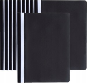 SKOROSZYT PVC niewpinany A4 sztywny 10szt. CZARNY