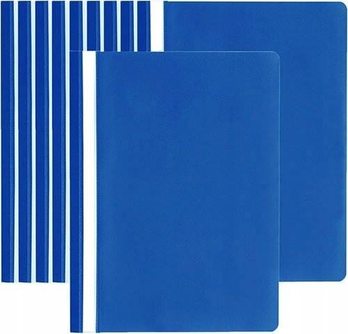 SKOROSZYT PVC niewpinany A4 sztywny 10szt. NIEBIES
