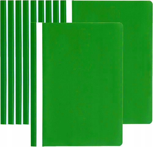 SKOROSZYT PVC niewpinany A4 sztywny 10szt. LIMONKA