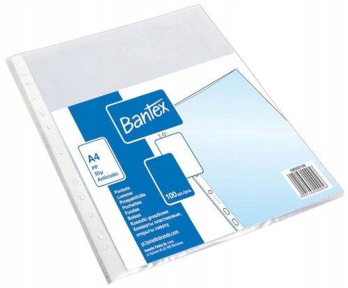 KOSZULKA Obwoluta Groszkowa BANTEX A4 50MIC 100szt