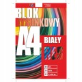 BLOK RYSUNKOWY A4 szkolny 20 kartek BIAŁY