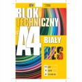 BLOK TECHNICZNY A4 szkolny 10 kartek BIAŁY