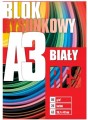 BLOK RYSUNKOWY A3 szkolny 20 kartek BIAŁY