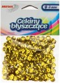 CEKINY BŁYSZCZĄCE metaliczne 8mm 10g ZŁOTE