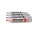 PENTEL Maxiflo MARKERY do tablic x4 + GĄBKA zestaw