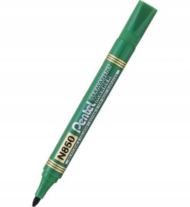 Marker Permanentny PENTEL N850 OKRĄGŁY zielony