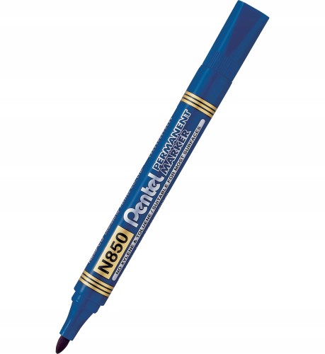 Marker Permanentny PENTEL N850 OKRĄGŁY niebieski