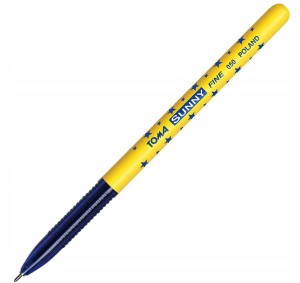 Długopis TOMA Gwiazdki Sunny 0,7mm niebieski