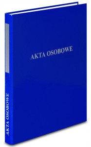 TECZKA DO AKT OSOBOWYCH A4 VauPe SEGREGATOR niebie