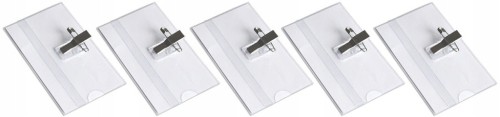 IDENTYFIKATOR z klipsem i agrafką HOLDER 90mm x 55mm