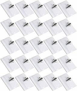 IDENTYFIKATOR z klipsem i agrafką HOLDER 57mm x 90mm - Zestaw