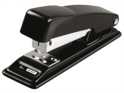 Zszywacz metalowy biurowyTetis GV103-V 24/6 26/6 25k - czarny