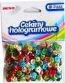 CEKINY HOLOGRAMOWE ozdobne kreatywne 6mm MIX