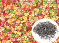 Zestaw do dekoracji - Cekiny Tęczowe 6mm mix 20g + Szpilki do cekinów 50g