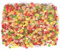 Zestaw do dekoracji - Cekiny Tęczowe 6mm mix 20g + Szpilki do cekinów 50g