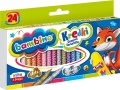 Kredki świecowe BAMBINO woskowe 24 KOLORY