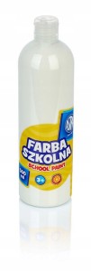 Farba plakatowa szkolna 500ml Astra biała