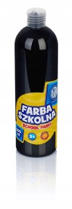 Farba plakatowa szkolna 500ml Astra czarna