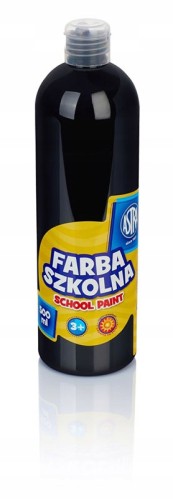 Farba plakatowa szkolna 500ml Astra czarna