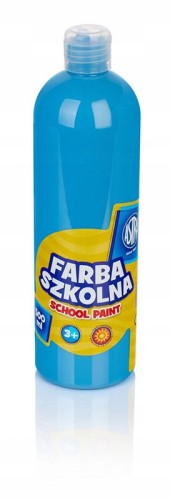 Farba plakatowa szkolna 500ml Astra niebieska