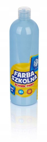Farba plakatowa szkolna 500ml Astra błękitna