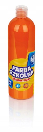 Farba plakatowa szkolna 500ml Astra pomarańczowa