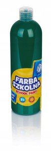 Farba plakatowa szkolna 500ml Astra c.zielona
