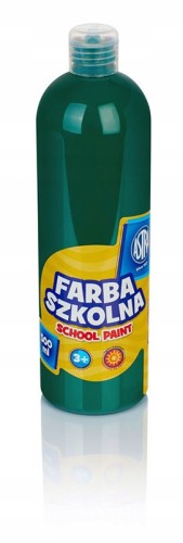 Farba plakatowa szkolna 500ml Astra c.zielona