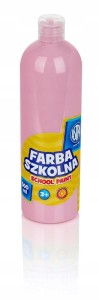 Farba plakatowa szkolna 500ml Astra j.różowa
