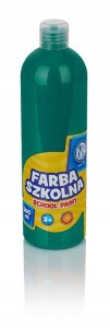 Farba plakatowa szkolna 500ml Astra szmaragdowa