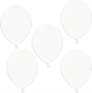 BALONY PASTELOWE Aliga 12" białe 5 SZT.