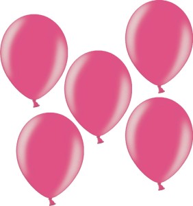 BALONY METALIZOWANE Aliga 12" c. różowy 5 SZT