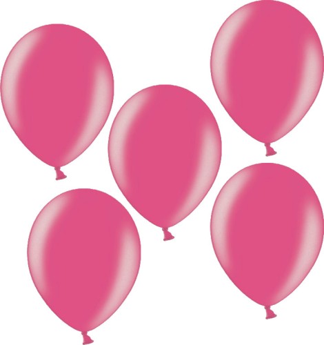 BALONY METALIZOWANE Aliga 12" c. różowy 5 SZT
