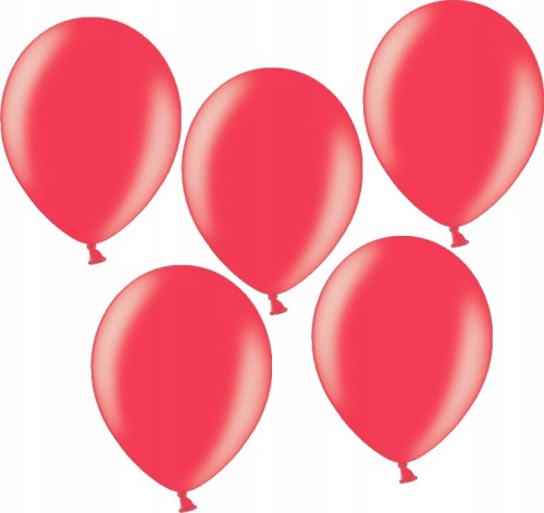 BALONY METALIZOWANE Aliga 12" czerwone 5 SZT.