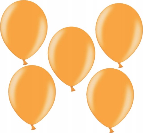 BALONY METALIZOWANE Aliga 12" pomarańcz 5 SZT