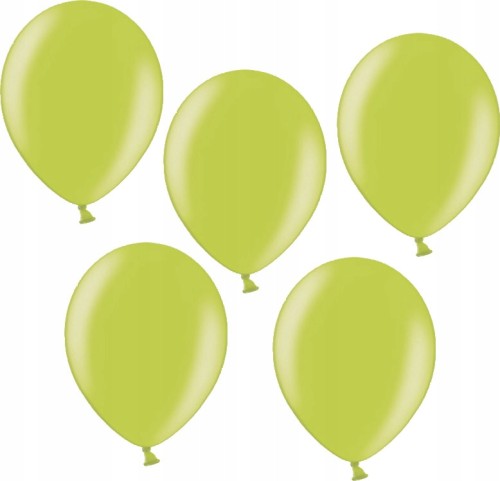 BALONY METALIZOWANE Aliga 12" zielone 5 SZT.
