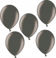 BALONY METALIZOWANE Aliga 12" czarne 5 SZT.