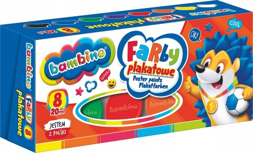 FARBY PLAKATOWE Bambino 8 kol. x 20 ml
