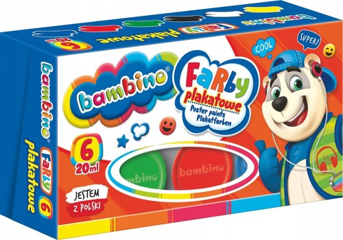 FARBY PLAKATOWE Bambino 6 kol. x 20 ml