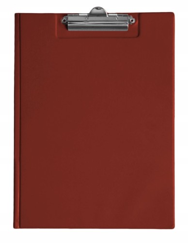 DESKA z klipem CLIPBOARD zamykany TECZKA A4 bordowy