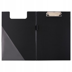 CLIPBOARD deska z klipem zamykana A4 CZARNA