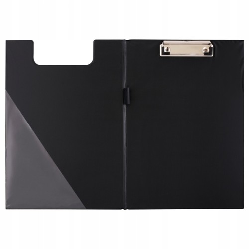 CLIPBOARD deska z klipem zamykana A4 CZARNA