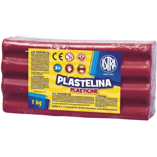 Plastelina ASTRA 1kg RÓŻOWA