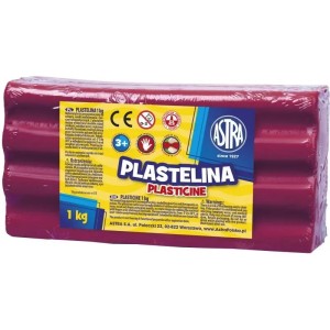 Plastelina ASTRA 1kg PURPUROWA