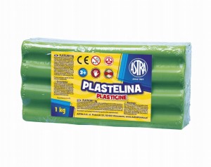 Plastelina ASTRA 1kg zielona jasna