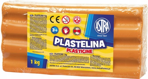Plastelina ASTRA 1kg POMARAŃCZOWA