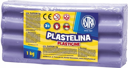 Plastelina ASTRA 1kg JASNOFIOLETOWA