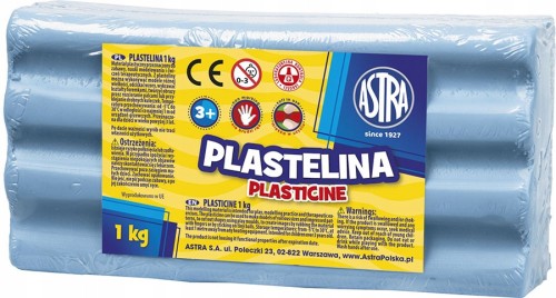 Plastelina ASTRA 1kg JASNONIEBIESKA