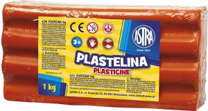 Plastelina ASTRA 1kg CZERWONA