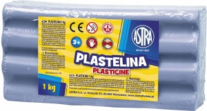 Plastelina ASTRA 1kg BŁĘKITNA